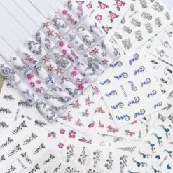 Pakket Van 50 Vellen Met Water Transfer Stickers / Decals - Sparkolia Nagel Styling - Nail Art Velletjes - Nagelstickers -Cosmetisch Kortingswinkel 1200x1200 824