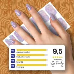 By Emily - Nagel Wrap - | Galaxy Dream | 16 Stickers | Nail Wrap | Nail Art | Trendy | Design | Nagellakvrij | Eenvoudig | Nagel Wrap | Nagel Stickers | Folie | Zelfklevend | Sjablonen -Cosmetisch Kortingswinkel 1200x1200 840