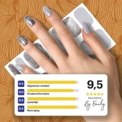 By Emily - Nagel Wrap - White Marble | 16 Stickers | Nail Wrap | Nail Art | Trendy | Design | Nagellakvrij | Eenvoudig | Nagel Wrap | Nagel Stickers | Folie | Zelfklevend | Sjablonen 11 By Emily - Nagel Wrap - White Marble | 16 Stickers | Nail Wrap | Nail Art | Trendy | Design | Nagellakvrij | Eenvoudig | Nagel Wrap | Nagel Stickers | Folie | Zelfklevend | Sjablonen -Cosmetisch Kortingswinkel 1200x1200 844