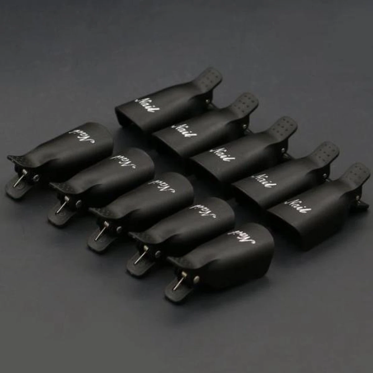 Merkloos EPIN | Nagellak Remover Clips | Nagelclips | 10 Stuks | Zwart 2 Merkloos EPIN | Nagellak Remover Clips | Nagelclips | 10 Stuks | Zwart - Afbeelding 2