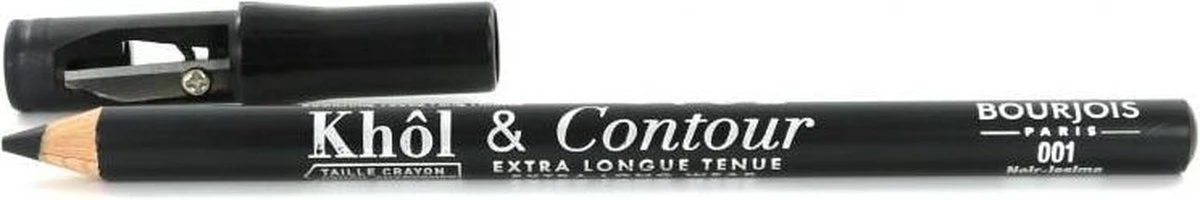 Bourjois Eye Liner Khol Contour Oogpotlood - 001 Black 7 Bourjois Eye Liner Khol Contour Oogpotlood - 001 Black - Afbeelding 7