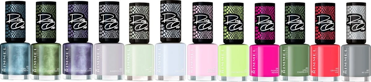 Rimmel London Rita Ora Nagellak - 807 My Grey 2 Rimmel London Rita Ora Nagellak - 807 My Grey - Afbeelding 2