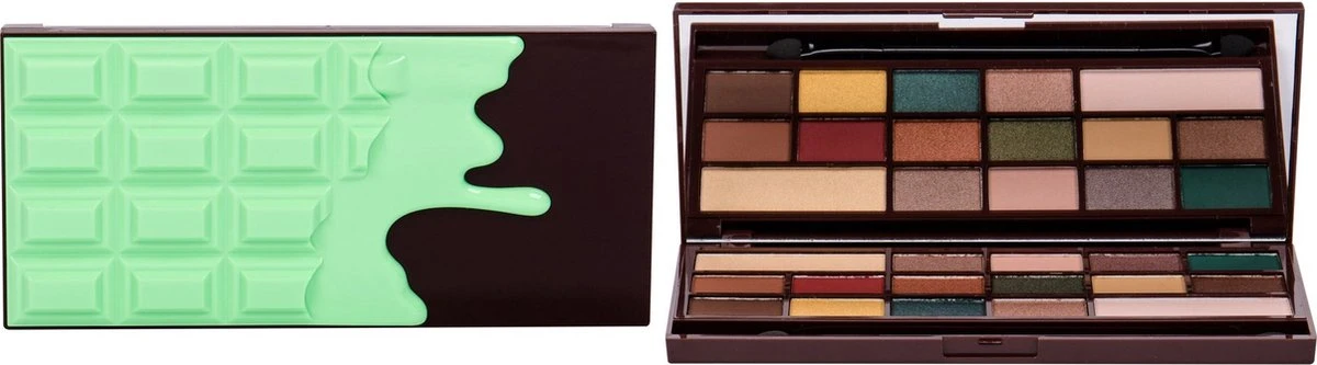 Makeup Revolution I Love Revolution Oogschaduw Palette - Mint Chocolate 6 Makeup Revolution I Love Revolution Oogschaduw Palette - Mint Chocolate - Afbeelding 6