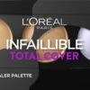 L'Oréal Paris Infallible Total Cover Concealer Palette - 105 Red Fiction