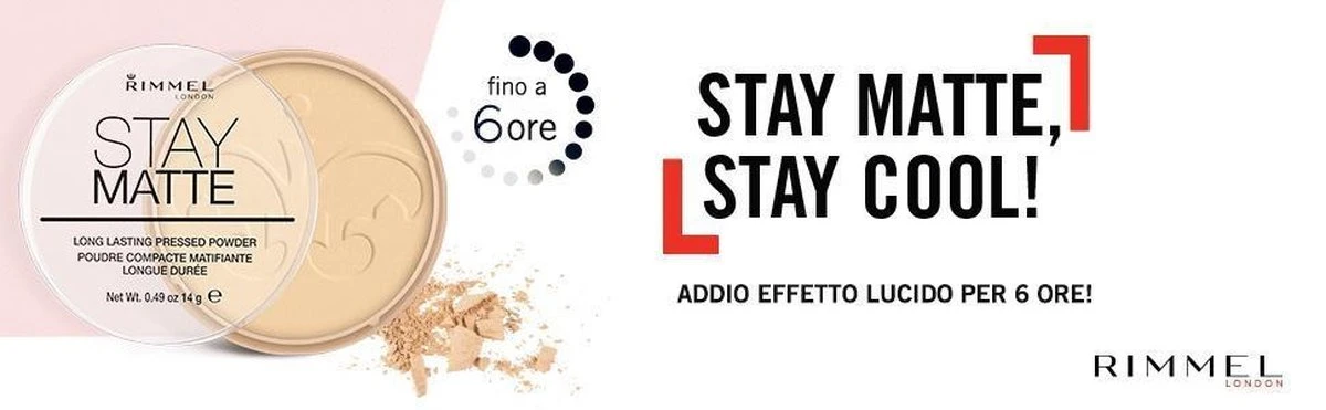 Rimmel London Stay Matte Pressed Powder - 003 Peach Glow 8 Rimmel London Stay Matte Pressed Powder - 003 Peach Glow - Afbeelding 8