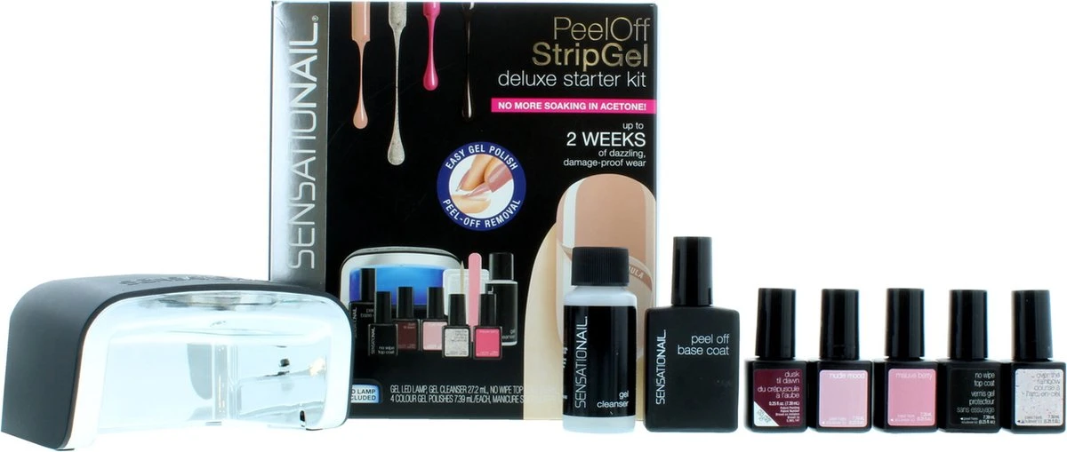 SensatioNail Stripgel DeLuxe Starterkit 1 SensatioNail Stripgel DeLuxe Starterkit