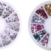 Nail Art Voordeel Set Rhinestones Zilver + Diverse Kleuren - 1200 Stuks - Strass Nagel Steentjes / Nagel Diamantjes / Nail Art