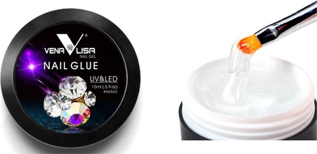 Nagellijm - Nail Glue - Nailart - Super Sterke Nagellijm - Diamond Glue - Nail Art Tools - Nagel Versiering - Nagel Steentjes - 15ml 2 Nagellijm - Nail Glue - Nailart - Super Sterke Nagellijm - Diamond Glue - Nail Art Tools - Nagel Versiering - Nagel Steentjes - 15ml - Afbeelding 2