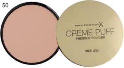 Max Factor Creme Puff Compact Gezichtspoeder - 50 Natural -Cosmetisch Kortingswinkel 1200x659