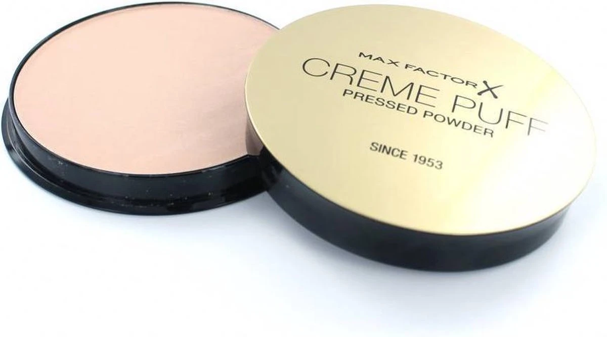 Max Factor Creme Puff Compact Gezichtspoeder - 13 Nouveau Beige 1 Max Factor Creme Puff Compact Gezichtspoeder - 13 Nouveau Beige