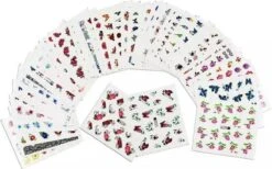 Pakket Van 50 Vellen Met Water Transfer Stickers / Decals - Sparkolia Nagel Styling - Nail Art Velletjes - Nagelstickers -Cosmetisch Kortingswinkel 1200x746 1