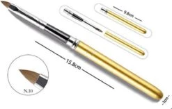 Embeauty Acryl Penselen #10 - Nagel Kwasten - Nail Art Brush - Penseel Voor Nagel Gel