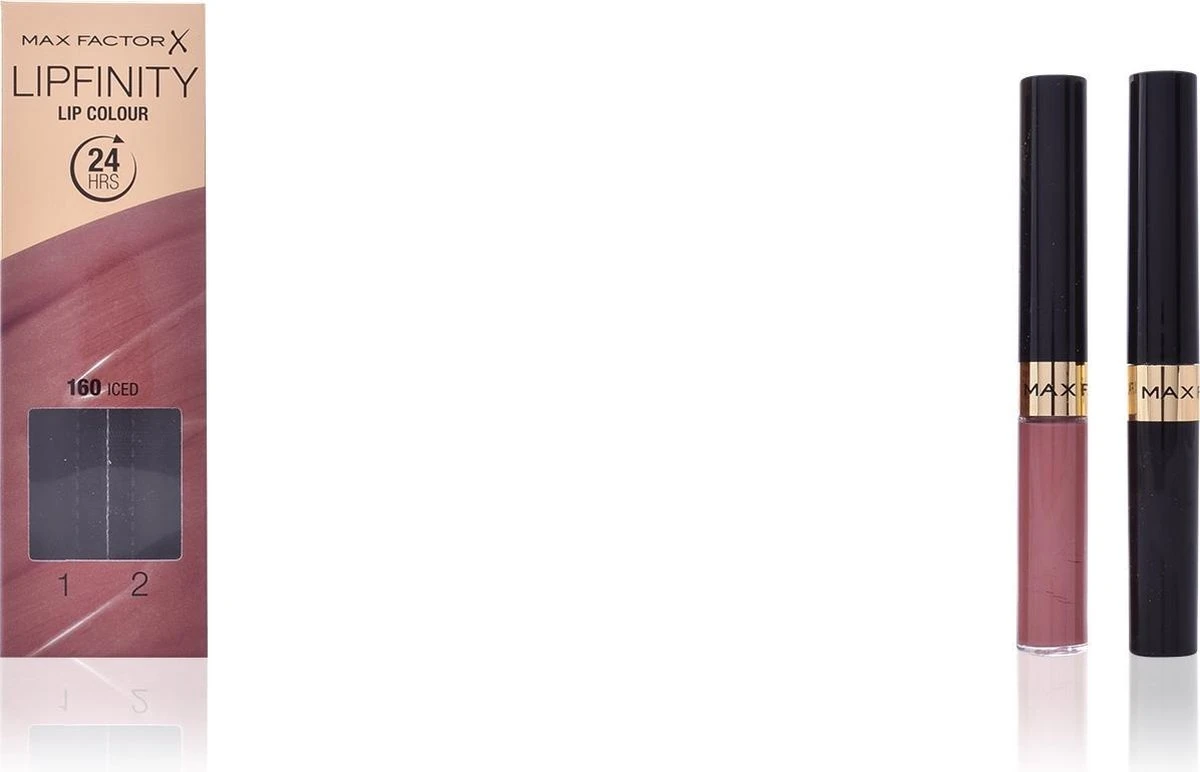Max Factor Lipfinity Lip Colour Lipstick - 160 Iced 3 Max Factor Lipfinity Lip Colour Lipstick - 160 Iced - Afbeelding 3