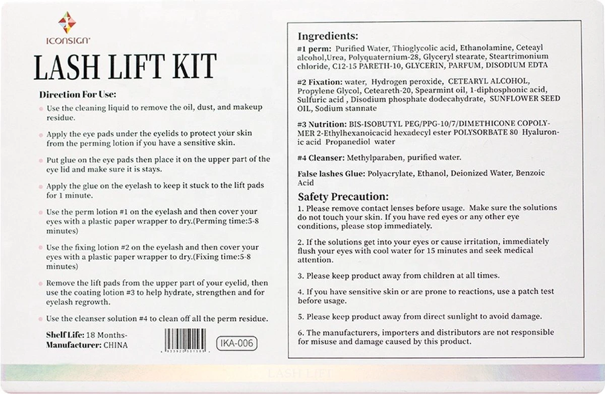 Merkloos Lash Lift Kit - Vernieuwde Wimperlifting Set - Wimperserums Met Wenkbrauw Gel - Lash Lift Set 4 Merkloos Lash Lift Kit - Vernieuwde Wimperlifting Set - Wimperserums Met Wenkbrauw Gel - Lash Lift Set - Afbeelding 4