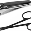 Medies - Nagelschaar 9 Cm En Kleine Nagelknipper Met Vijl 6 Cm | Nagelschaar | Nagelknipper | Nagelschaartje | Nagelverzorging - Zwart