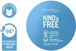 Rimmel London KIND & FREE Vegan Pressed Powder Gezichtspoeder 01 Translucent -Cosmetisch Kortingswinkel 1200x801 4