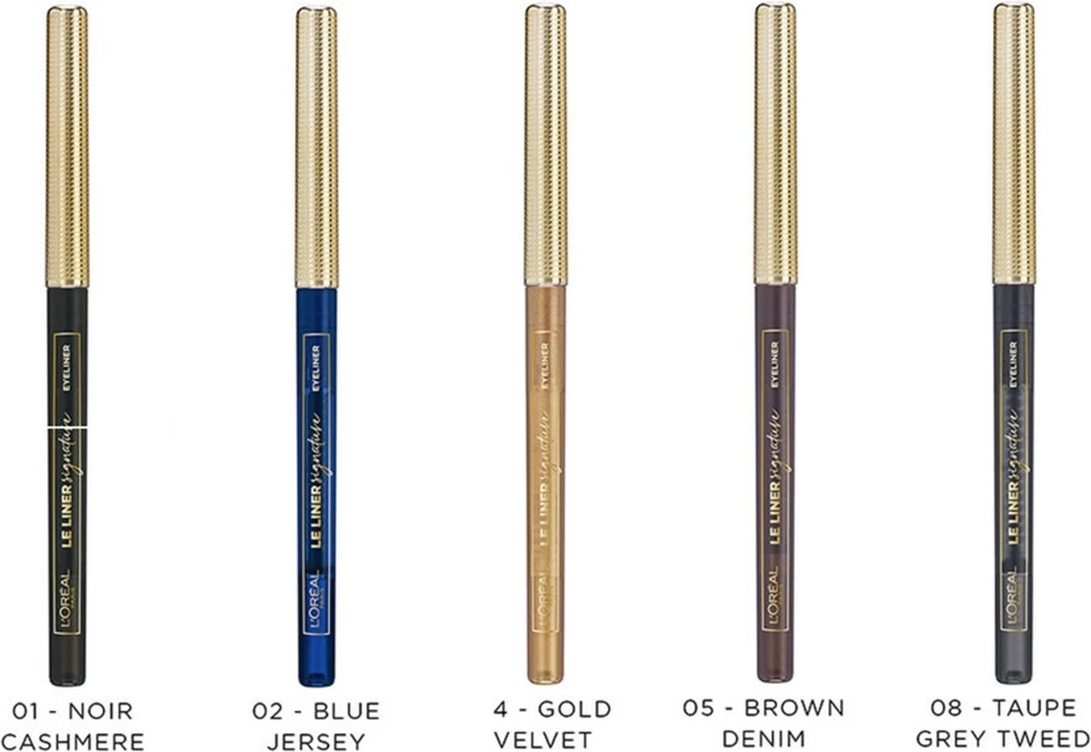 L’Oréal Paris Le Liner Signature Oogpotlood - 04 Gold Velvet – Goud - Waterproof 4 L’Oréal Paris Le Liner Signature Oogpotlood - 04 Gold Velvet – Goud - Waterproof - Afbeelding 4