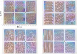 GUAPÀ - Nail Art Nagel Sjabloon Stickers 42 Vellen - Zelfklevende Nagelstickers & Nageldecoratie 3D Goud En Zilver 18 GUAPÀ - Nail Art Nagel Sjabloon Stickers 42 Vellen - Zelfklevende Nagelstickers & Nageldecoratie 3D Goud En Zilver -Cosmetisch Kortingswinkel 1200x850 2