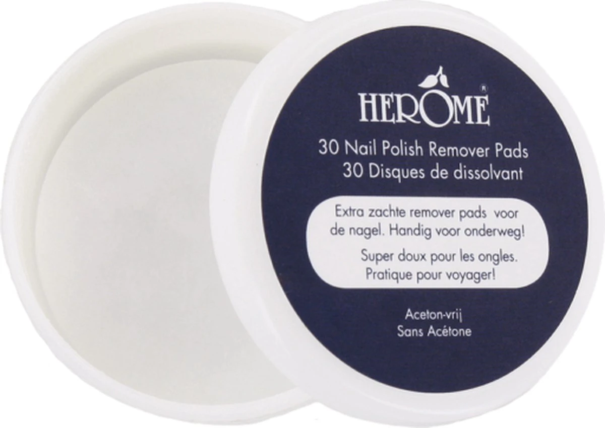 Herome Nagellakremover Pads - Nagellakverwijderaar Pads - Acetonvrij, Mild Reinigend En Droogt Niet Uit - Handig Voor Onderweg Travelsize- 30 Pads 10 Herome Nagellakremover Pads - Nagellakverwijderaar Pads - Acetonvrij, Mild Reinigend En Droogt Niet Uit - Handig Voor Onderweg Travelsize- 30 Pads - Afbeelding 10