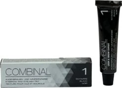 Combinal Wenkbrauw En Wimperverf - Zwart + Combinal Waterstofperoxide 5% - Wimpers - Wenkbrauwen - Wenkbrauwverf - Combideal -Cosmetisch Kortingswinkel 1200x865 2