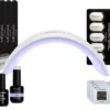 Gellak Starterspakket – Méanail Kit Design - Led Lamp – Gel Nagellak 15ml - Heaven