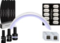 Gellak Starterspakket – Méanail Kit Design - Led Lamp – Gel Nagellak 15ml - Heaven