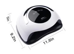 Nageldroger 120 Watt LED UV Inclusief Manicure- Pedicure Set - Professioneel - Nagel Lamp LED - Professionele Nageldroger - Ledlamp - Gel Nagellak - Gelpolish - Gel Nagels - Builder Gel - Acryl -Cosmetisch Kortingswinkel 1200x870