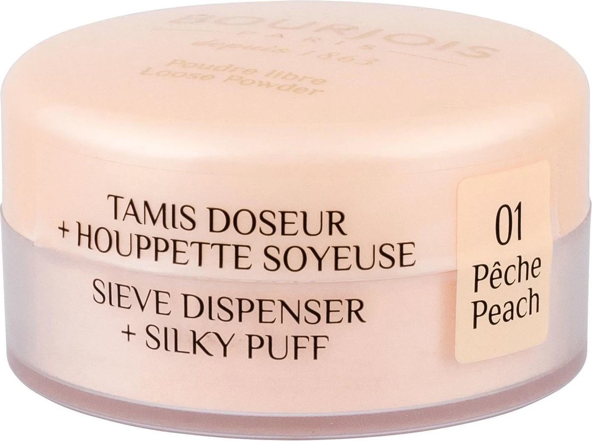 Bourjois Loose Powder Gezichtspoeder - 01 Peach 1 Bourjois Loose Powder Gezichtspoeder - 01 Peach
