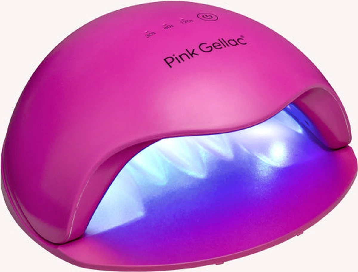 Pink Gellac - Pro LED Lamp - Nageldroger Voor Gellak - Hot Pink - Met Timer 1 Pink Gellac - Pro LED Lamp - Nageldroger Voor Gellak - Hot Pink - Met Timer