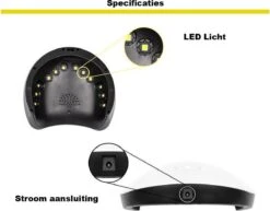 Gellak Starterspakket - Gellak - Gelnagel Kit - UV Lamp 36W - LED - Manicure Set - 12 Kleuren Gel Polish - Nail Art - Nagellamp - Nagelboor - Nageldroger - Nagellak -Cosmetisch Kortingswinkel 1200x937 1