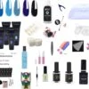 Eye For Nails Polygel Kit UV Led Lamp 54 Watt 4 Kleuren 26 Delig Nageldroger French Manicure Kit Polygel Starterspakket Start Pakket French Manicure Nagel Verlenging Nail Extension Kit