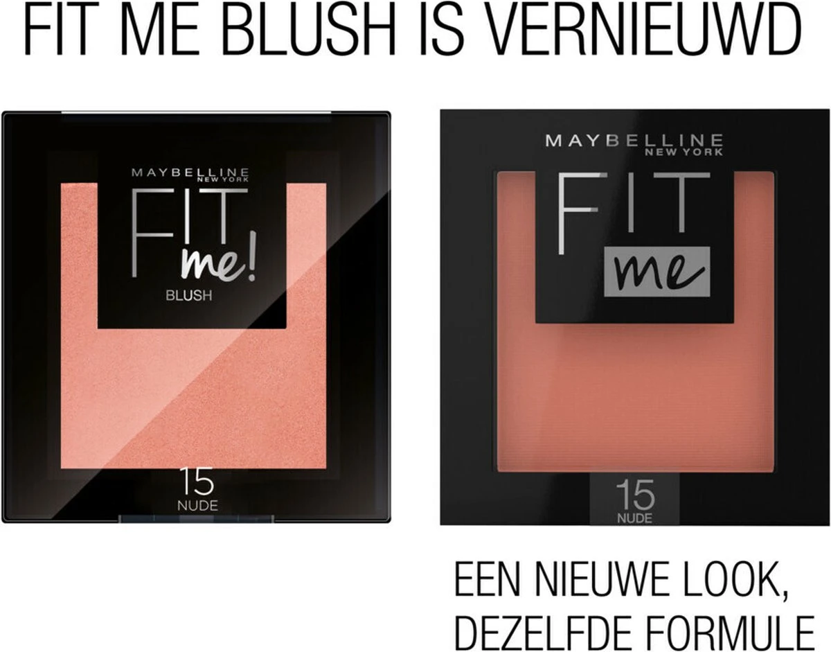 Maybelline Fit Me Blush - 50 Wine - Natuurlijk Ogende Rouge - 4.5 Gr 7 Maybelline Fit Me Blush - 50 Wine - Natuurlijk Ogende Rouge - 4.5 Gr - Afbeelding 7