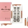 Mina Beauty Magnetische Wimpers – Magnetic Lashes - Wimperset (10 Stuks) Met 2 Magnetische Eyeliners En Een Applicator