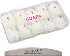 GUAPÀ® Nepnagels Met Nageltips En Nagellijm | Plaknagels | Kunstnagels | Nagelverlenging | Polygel | Naturel 100 Stuks -Cosmetisch Kortingswinkel 1200x956