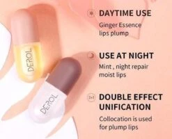 2 Stuks DAG En Nacht Lip Plumpers | Natuurlijke Lip Plumpers | 50% Vollere Lippen In 2 Min | Lip Filler | Lipgloss | Lip Maximizer | Cadeautip | In Een Schattige Cadeauverpakking! -Cosmetisch Kortingswinkel 1200x972