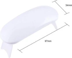 WiseGoods - Premium Nagel LED Lamp Gelnagels - Nagellak Droger - Gellak - 6W - Wit -Cosmetisch Kortingswinkel 1200x973 1