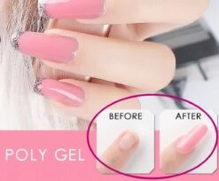 Elvi Polygel Starterskit - Complete Set Inc. USB UV/Led Mini Lamp-Nagelverlenging- Polygel 6 X 15g Perfecte Kleuren Roze - Polyacryl UV Nagellak-Quick Extension Temperature Color Changing UV Gel Pink -Cosmetisch Kortingswinkel 1200x991 1