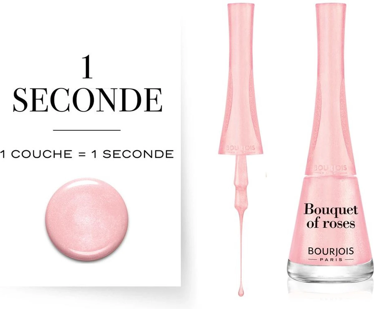 Bourjois 1 Seconde Nagellak - 13 Bouquet Of Roses 7 Bourjois 1 Seconde Nagellak - 13 Bouquet Of Roses - Afbeelding 7