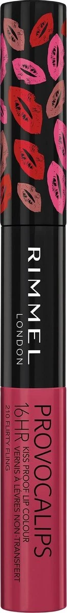 Rimmel London Provocalips Lip Color Lippenstift - 210 Flirty Fling 8 Rimmel London Provocalips Lip Color Lippenstift - 210 Flirty Fling - Afbeelding 8