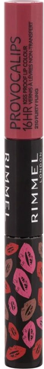 Rimmel London Provocalips Lip Color Lippenstift - 210 Flirty Fling 11 Rimmel London Provocalips Lip Color Lippenstift - 210 Flirty Fling - Afbeelding 11