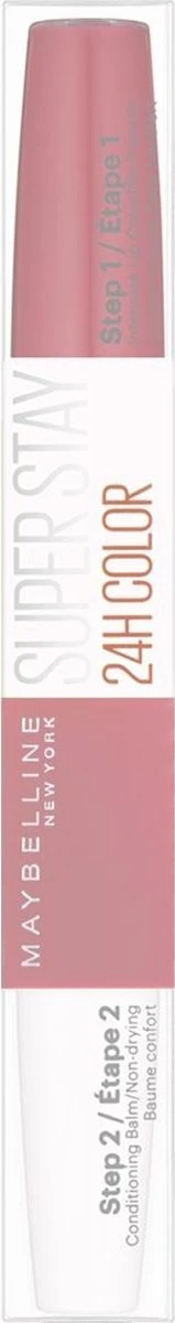 Maybelline SuperStay 24H - 130 Pinking Of You - Roze - Lippenstift 15 Maybelline SuperStay 24H - 130 Pinking Of You - Roze - Lippenstift - Afbeelding 15