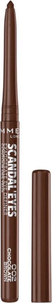 Rimmel London Exaggerate Full Colour Eye Definer Oogpotlood - 002 Chocolate 6 Rimmel London Exaggerate Full Colour Eye Definer Oogpotlood - 002 Chocolate - Afbeelding 6