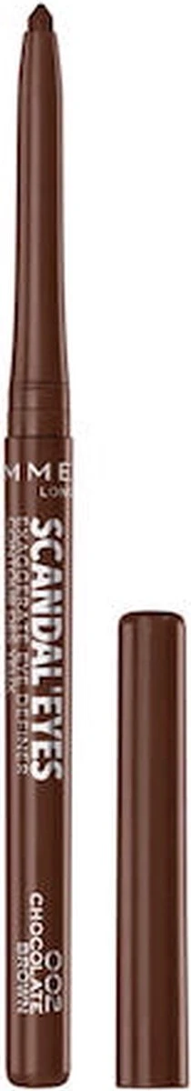 Rimmel London Exaggerate Full Colour Eye Definer Oogpotlood - 002 Chocolate 10 Rimmel London Exaggerate Full Colour Eye Definer Oogpotlood - 002 Chocolate - Afbeelding 10