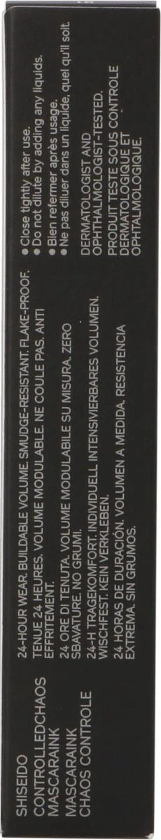Shiseido - ControlledChaos MascaraInk - 01 Black Pulse - Mascara 3 Shiseido - ControlledChaos MascaraInk - 01 Black Pulse - Mascara - Afbeelding 3