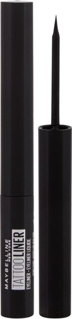 Maybelline New York Tattoo Studio Tattoo Liner - Liquid Ink - 710 Inked Black – Zwart - Ultra Langhoudende Liquid Eyeliner -Cosmetisch Kortingswinkel 271x1200 6