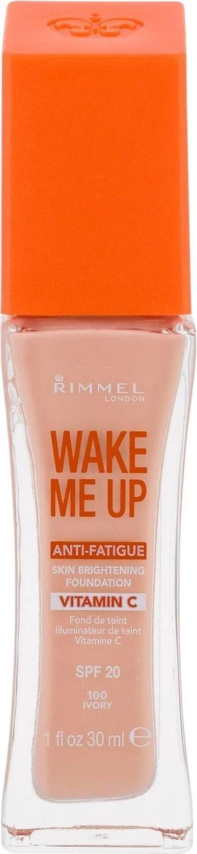 Rimmel London Rimmel - Wake Me Up Foundation With Vitamine C - Ivory 4 Rimmel London Rimmel - Wake Me Up Foundation With Vitamine C - Ivory - Afbeelding 4