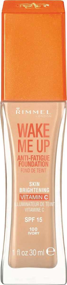 Rimmel London Rimmel - Wake Me Up Foundation With Vitamine C - Ivory 3 Rimmel London Rimmel - Wake Me Up Foundation With Vitamine C - Ivory - Afbeelding 3