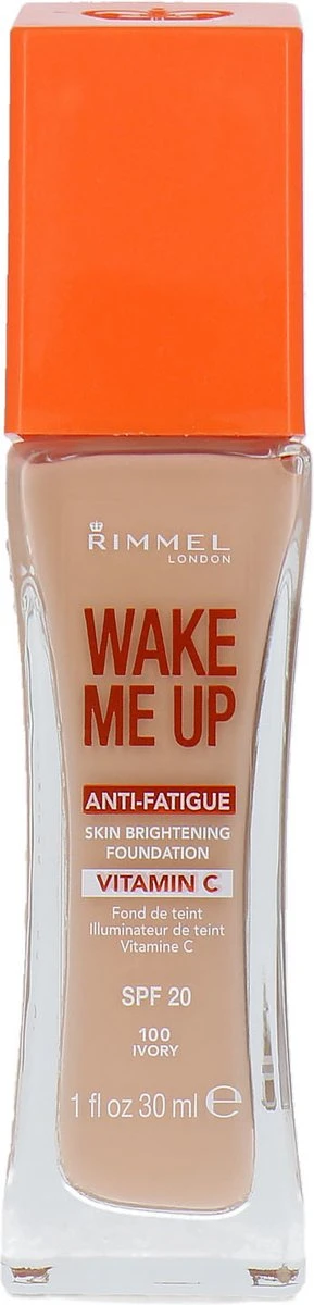 Rimmel London Rimmel - Wake Me Up Foundation With Vitamine C - Ivory 2 Rimmel London Rimmel - Wake Me Up Foundation With Vitamine C - Ivory - Afbeelding 2