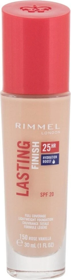 Rimmel London Lasting Finish Foundation - 150 Rose Vanilla 15 Rimmel London Lasting Finish Foundation - 150 Rose Vanilla -Cosmetisch Kortingswinkel 304x1200 3