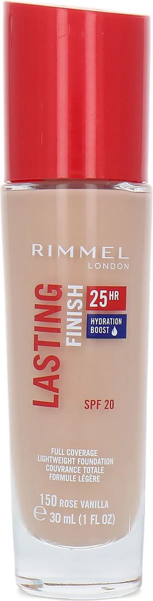 Rimmel London Lasting Finish Foundation - 150 Rose Vanilla 6 Rimmel London Lasting Finish Foundation - 150 Rose Vanilla - Afbeelding 6